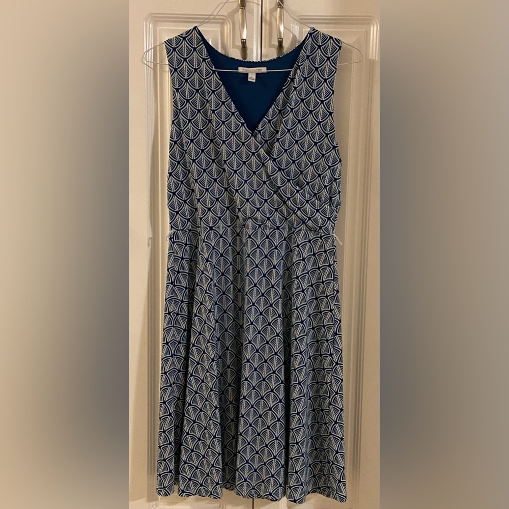 Large stretchy wrap dress with tied waist